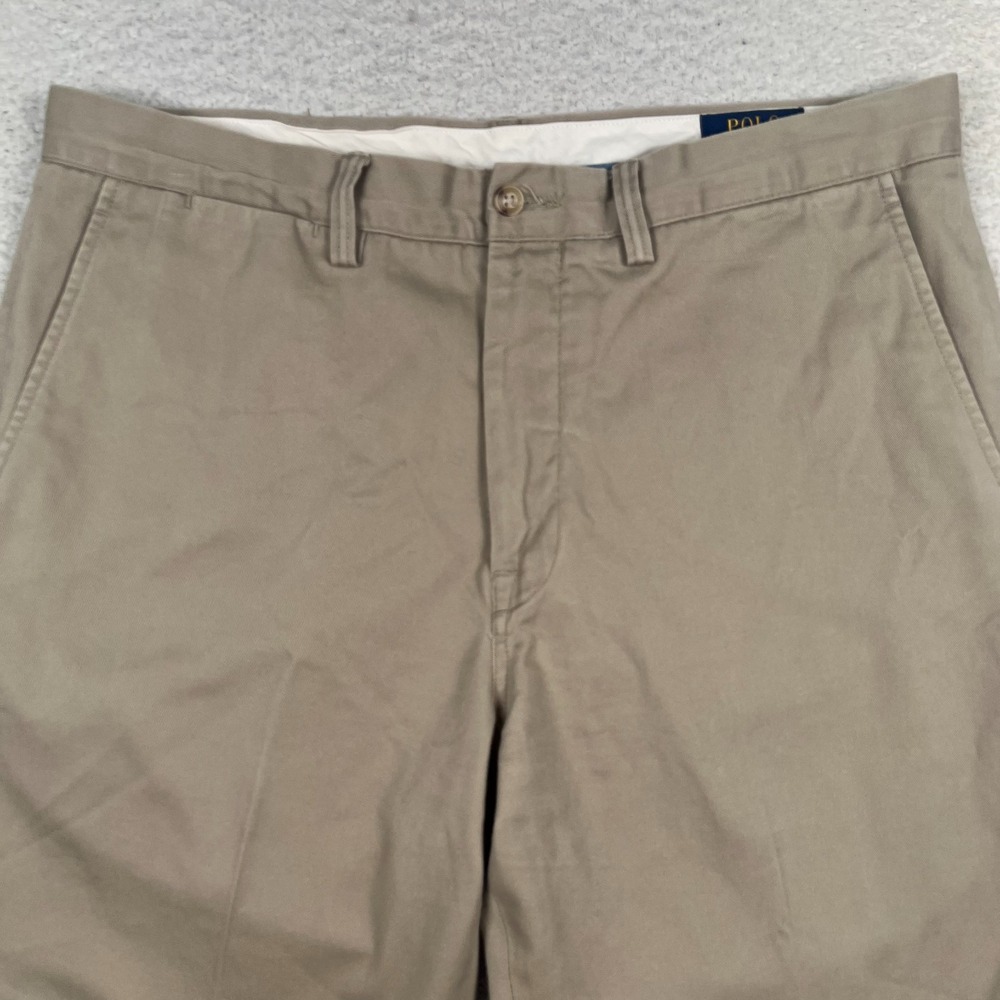 Polo Ralph Lauren Pants Men 34x31 Classic Fit The‎ Polo Chino Twill Khaki Pony - Picture 13 of 15
